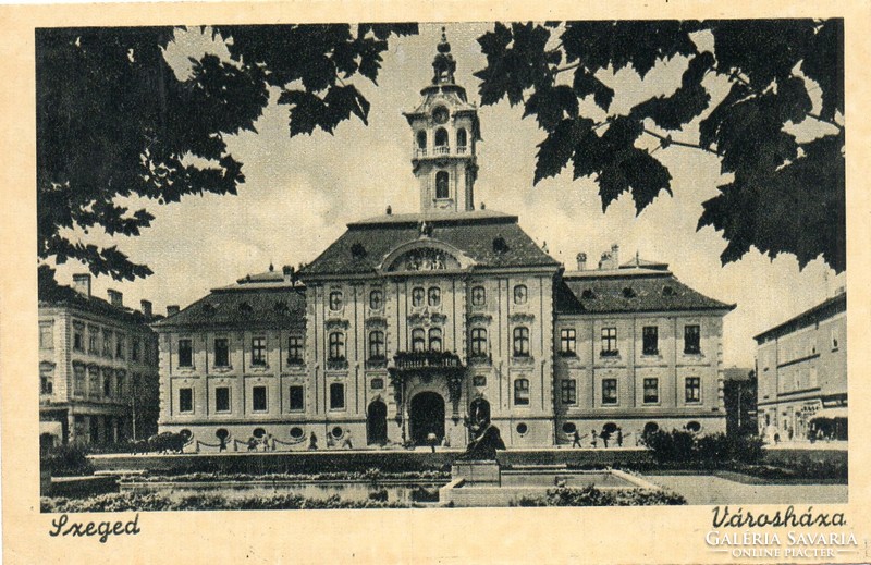 B - 286 Posta tiszta magyar városok,  települések: Szeged (Weinstock fotó)