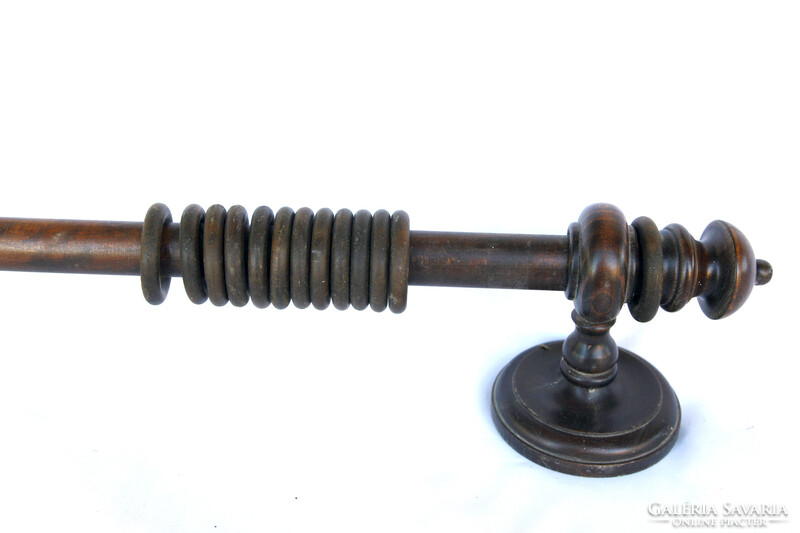 Fa karnis függönytartó 112cm
