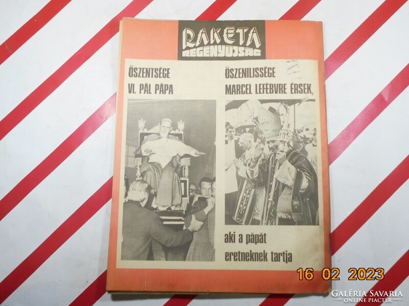 Régi retro újság - Rakéta Regényújság - 1977. augusztus 23. - Születésnapra ajándék.