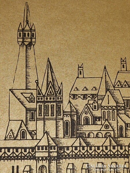 Rékassy Csaba grafikus: Vár