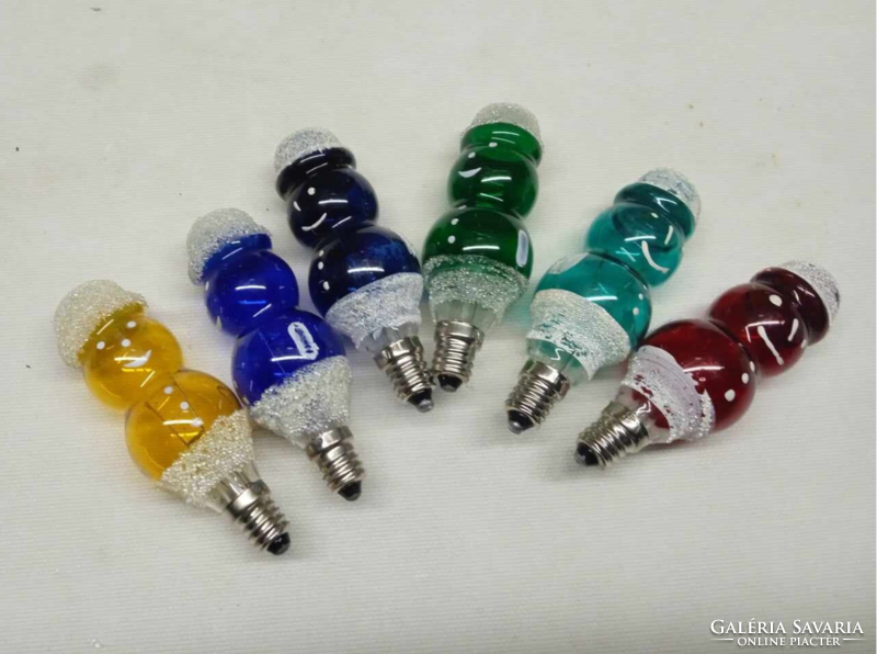 Új , ZLATOKOV típushoz való 20 voltos karácsonyfa égő, izzó - hóember típus