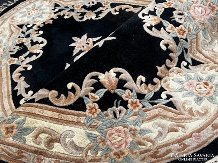 OVÁLIS KÍNAI AUBUSSON szőnyeg, 270-180 cm