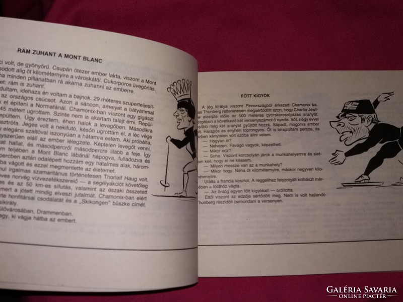 1985. Peterdi Pál - Szepes György : Sztár parádé  KARIKATÚRÁK könyv a képek szerint SPORTPROPAGANDA