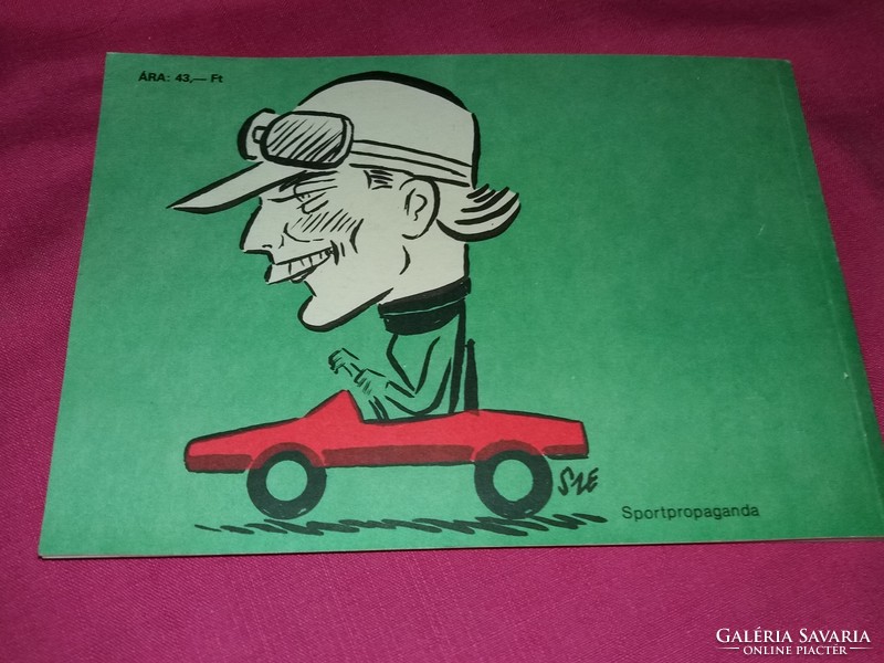 1985. Peterdi Pál - Szepes György : Sztár parádé  KARIKATÚRÁK könyv a képek szerint SPORTPROPAGANDA