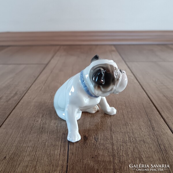 Metzler Ortloff porcelán bulldog