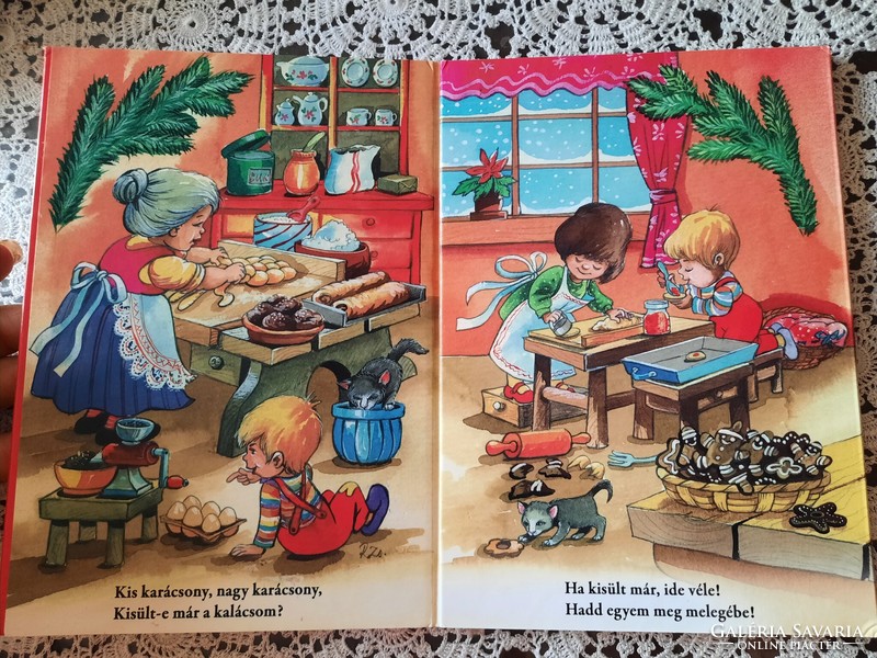 Kiskarácsony, nagykarácsony,  Radványi Zsuzsa rajzaival,  Alkudható