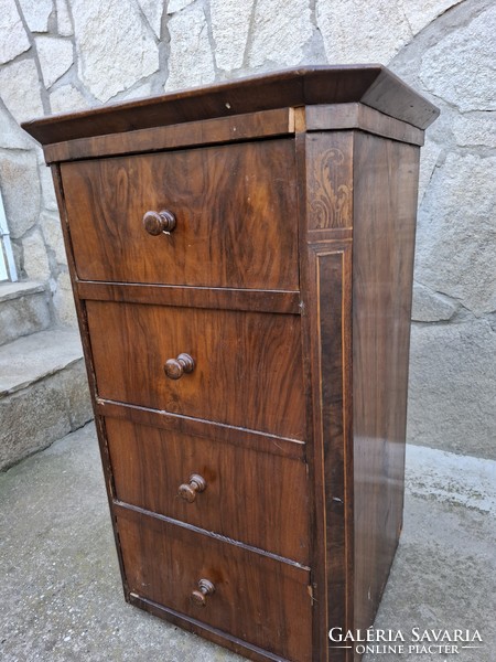 Biedermeier kiskomód, smizett
