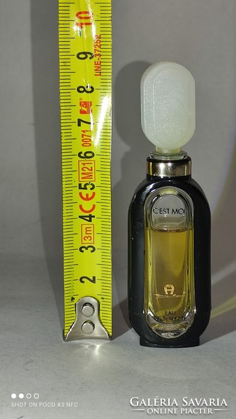 Vintage Etienne Aigner Cest Moi férfi mini parfüm edt 7 ml - ből 5 ml van 2 darab elérhető darabár