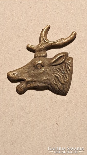 Kis szkíta szarvas. Bronz 25 mm