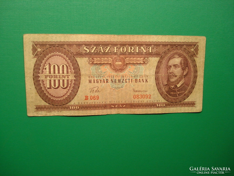 100 forint 1957 Ritkább!