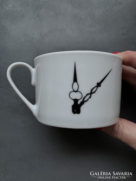 KARE Design óramutatók, porcelán csésze