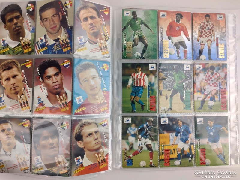 Panini World Cup France 1998 hiánytalan album 1-100 kártya