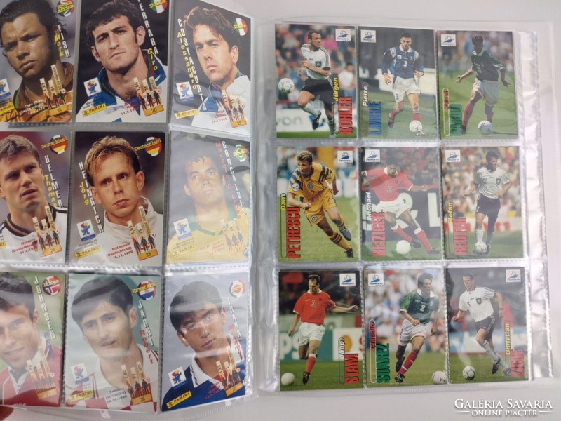 Panini World Cup France 1998 hiánytalan album 1-100 kártya