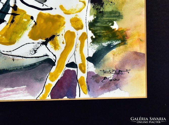 Burai István (1951-2017): LOVAS JELENET