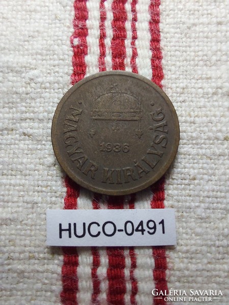 2 Fillér 1936 VF