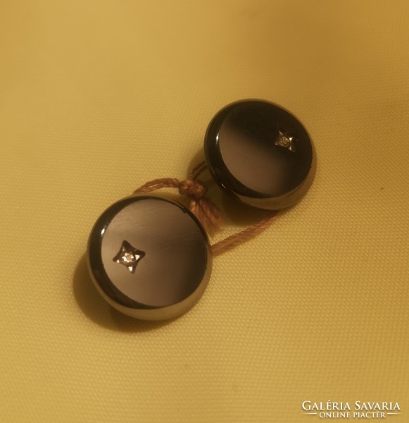 Coco Chanel mandzsettagomb pár. Korábban Rotschild Klára ajándéka volt!