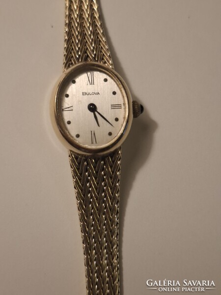 Bulova női 14 k arany óra