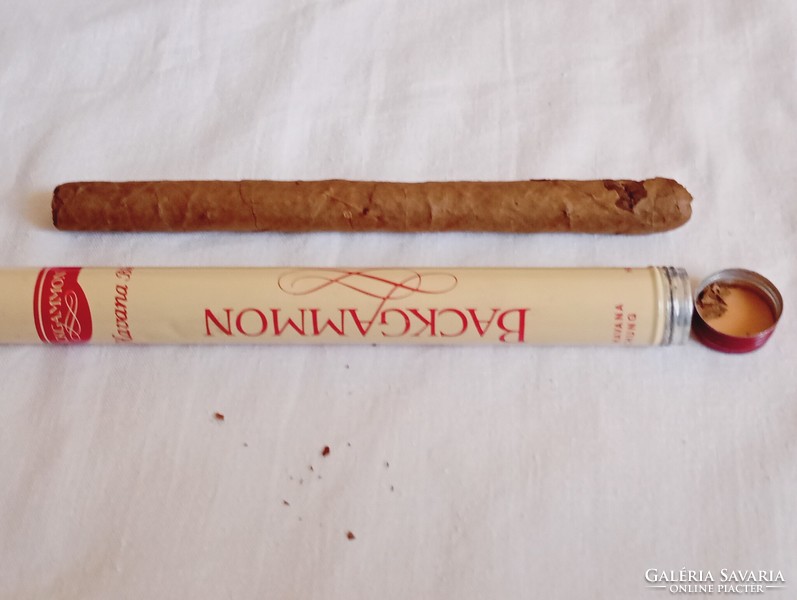Szivar BACKGAMMON Havana Kuba fém szivardoboz