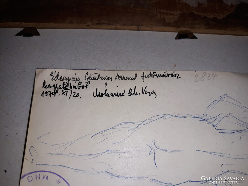 SCHÖNBERGER ARMAND-igazolással (2 oldalas rajz)