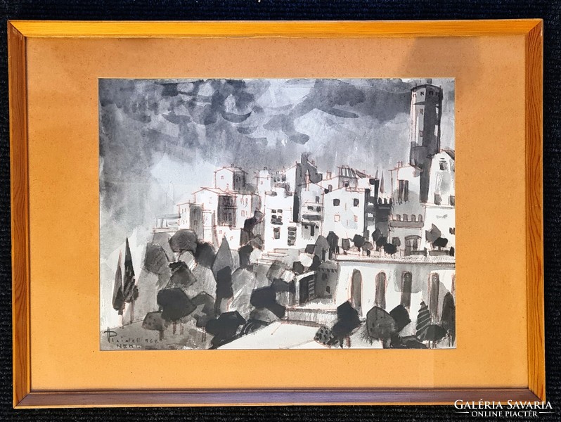 Pleidell János- Nemi (olasz kisfalu) 1967