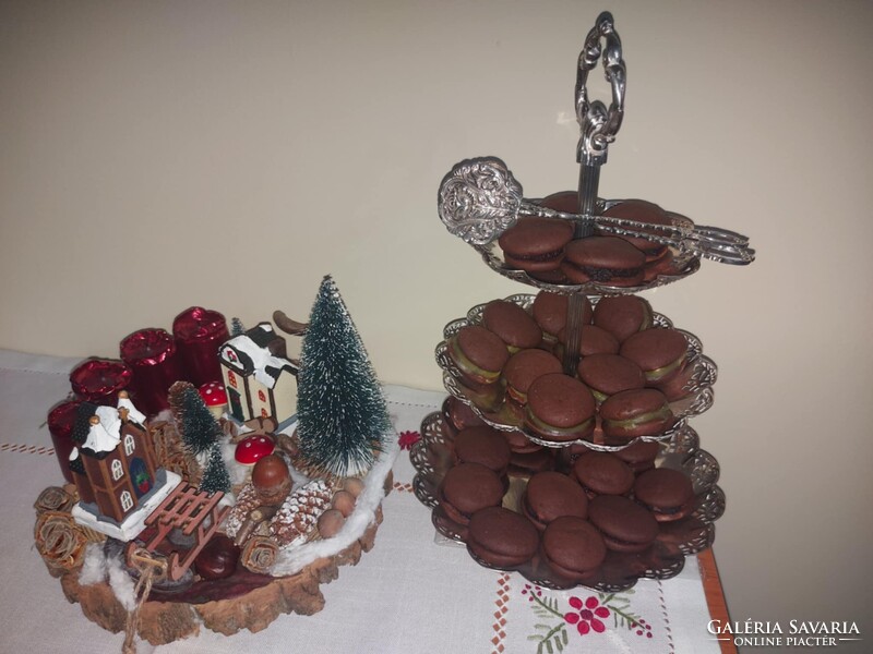 Ezüst torta/pirítós fogó