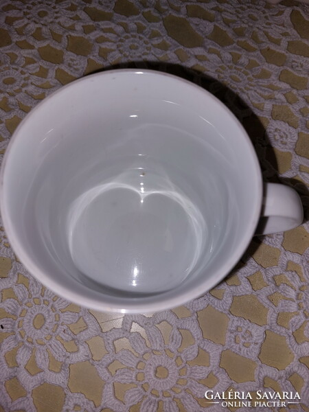 Alföldi tűzvirágos porcelán bögre, csésze