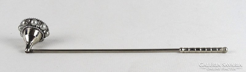 1T901 Régi gyertyaoltó gyertyakoppintó 29 cm