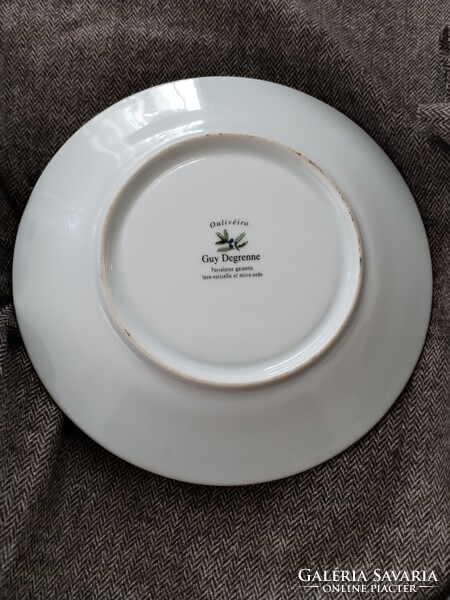 Guy Degrenne - porcelán tányérka / az olíva bűvöletében