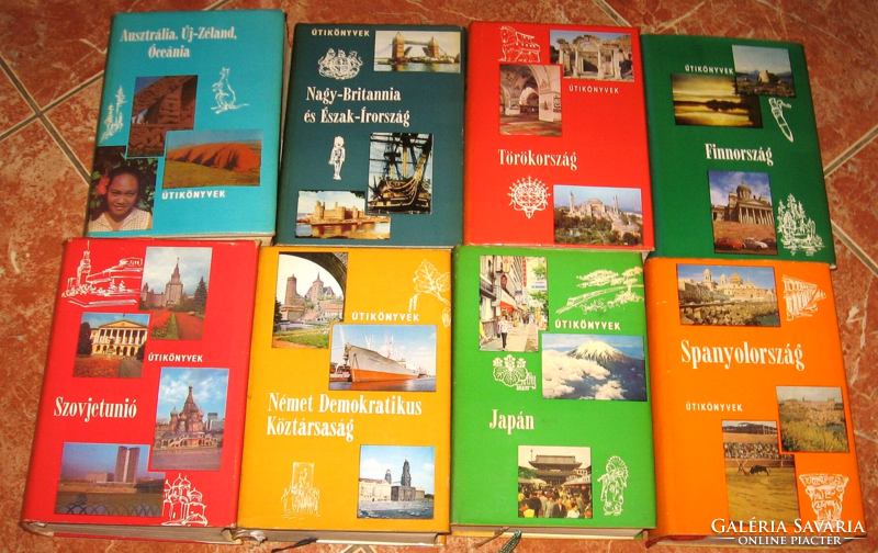 PANORÁMA ÚTIKÖNYVEK 32 DB EGYBEN