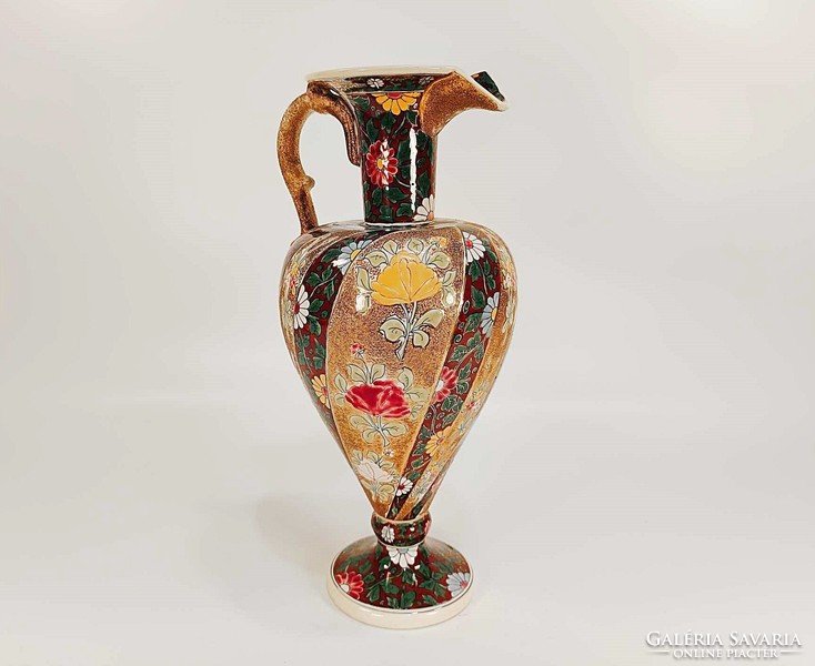 FISCHER J. ANTIK PORCELÁN NAGY MÉRETŰ VÁZA ,35 CM (R049)