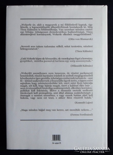 Görög Staub Károly, Patay Géza: Wekerle Sándor