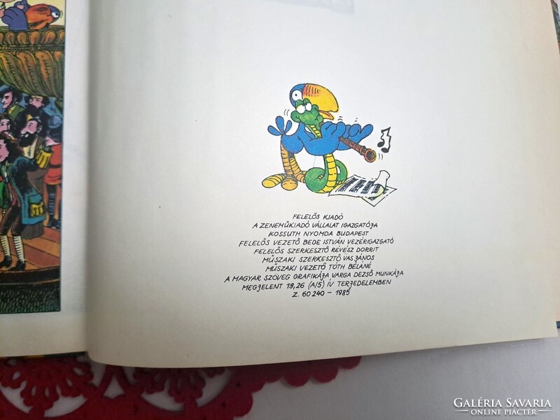 Rajzos zenetörténet az őskortól napjainkig 1985-ös könyv