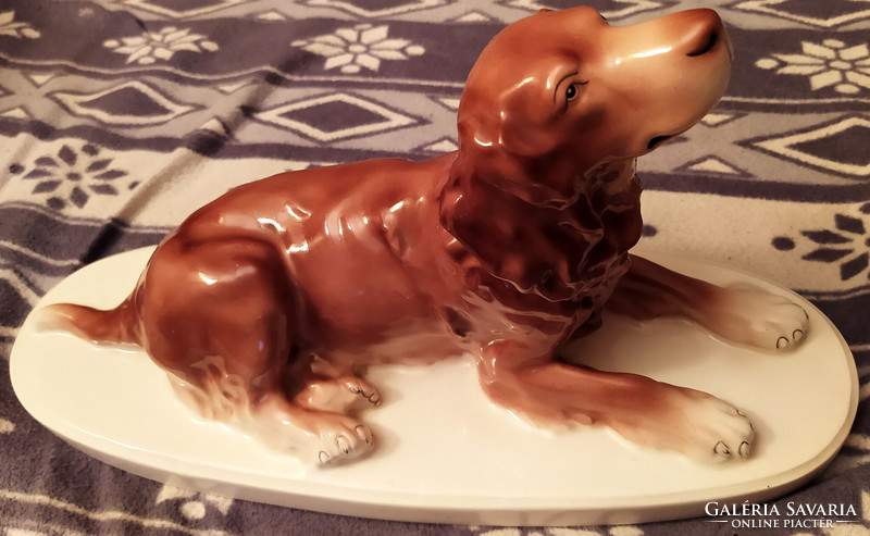 HATALMAS GRÁNIT ÍR SZETTER KUTYA 36 CM Garancia, HIBÁTLAN!!!!