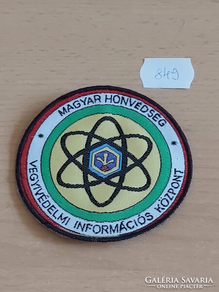 MH GÖRGEI ARTÚR VEGYIVÉDELMI INFORMÁCIÓS KÖZPONT KARJELZÉS KÖZNAPI 849.