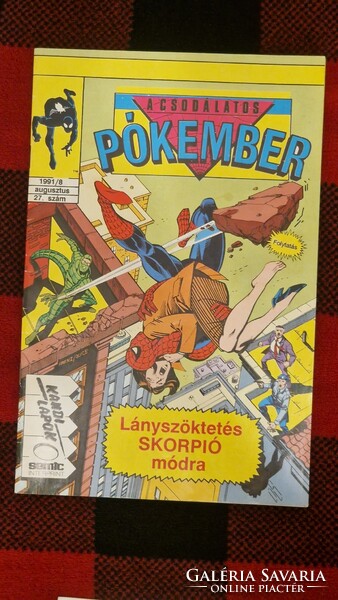 Nagyon ritka, hiánytalan Pókember képregény évad 1991