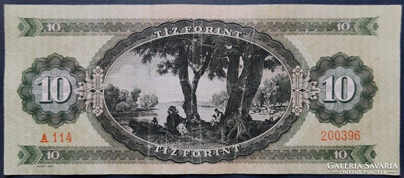 10 Forint 1962, F+.