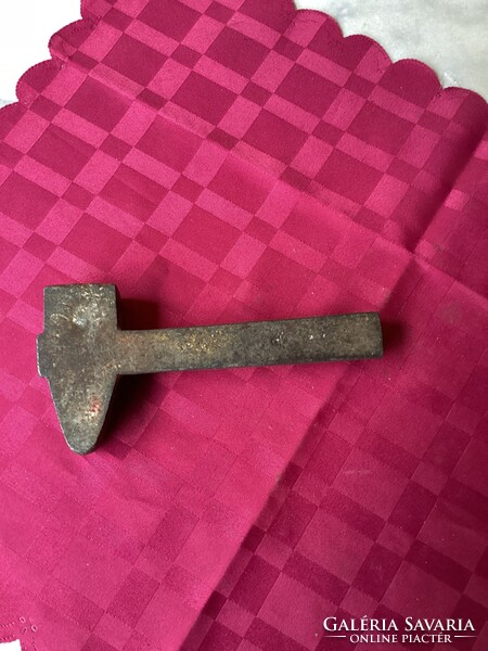 Gyógyszertári Dr EGGER levél nehezék reklám tárgy 17 cm.