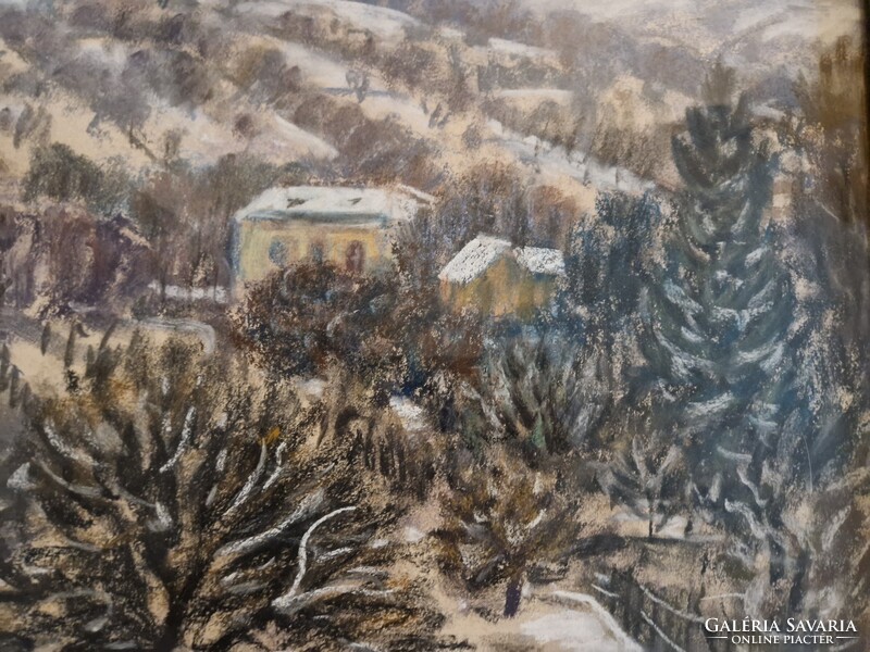Kovács Lajos- Ady- liget- Pasztell-60x40 cm