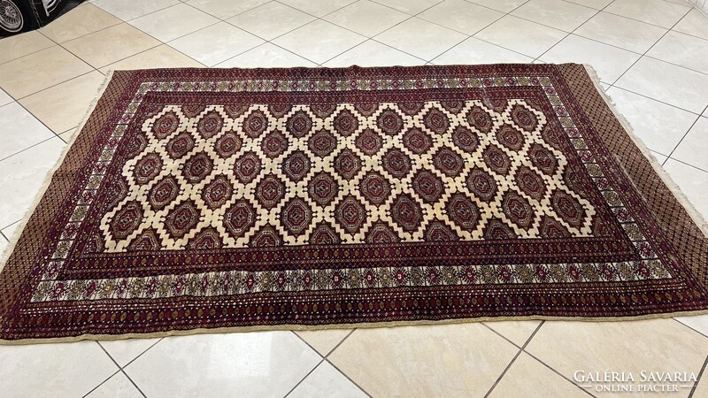 3812 Pakisztáni Bokhara kézi csomó gyapjú perzsa Szőnyeg 135X240CM INGYEN FUTÁR
