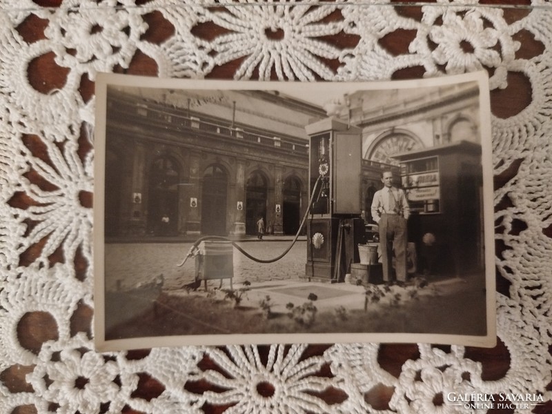 Shell benzinkút Keleti pályaudvar 1935