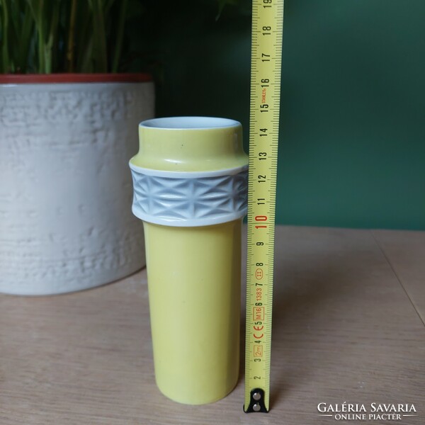 Ritka gyűjtői Kőbányai/ Drasche porcelán gyertyatartó