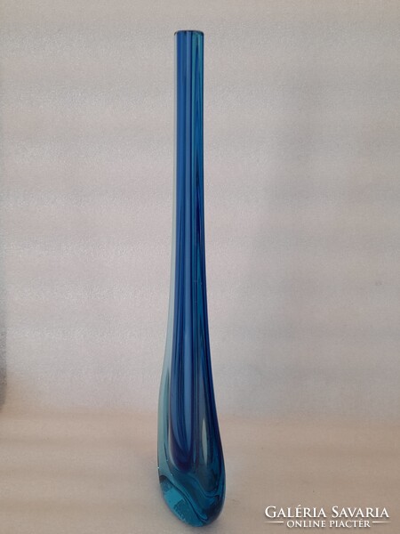 Galliano Ferro Sommerso Murano üveg váza ~1960-as évek