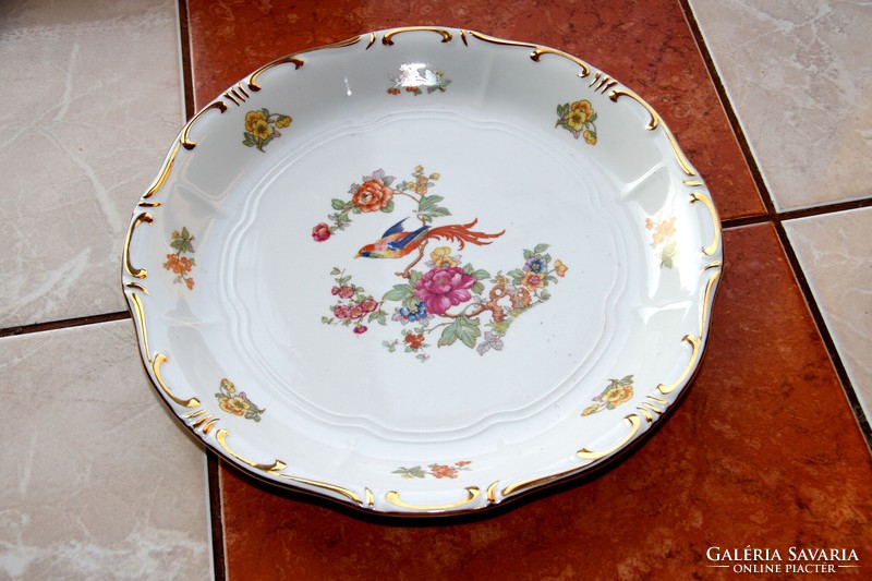 Zsolnay paradicsommadaras kerek kínáló 30 cm (K)