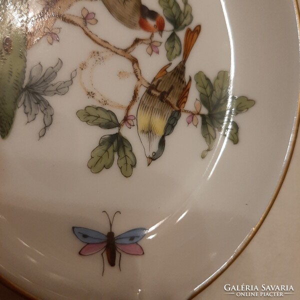 Herendi szèp Rothschild mintás hamus porcelán tálka