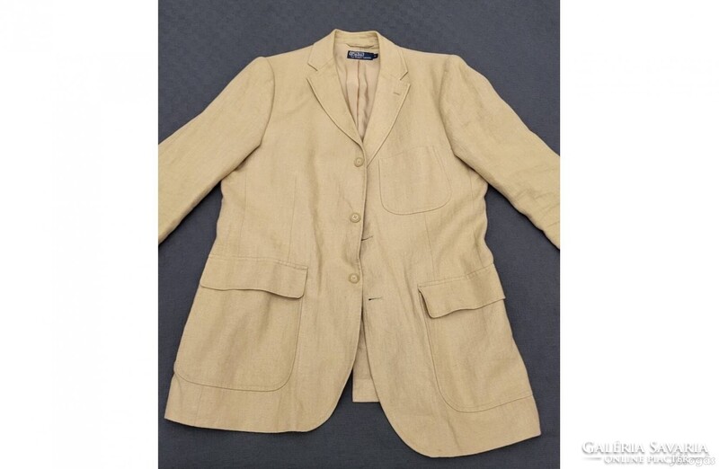 RALPH LAUREN eredeti "M"-s elegáns,sportos Lenvászon anyagú ZAKÓ Bp.-n