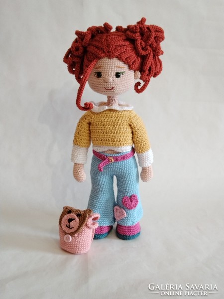 Johanna amigurumi  horgolt baba