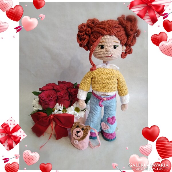 Johanna amigurumi  horgolt baba