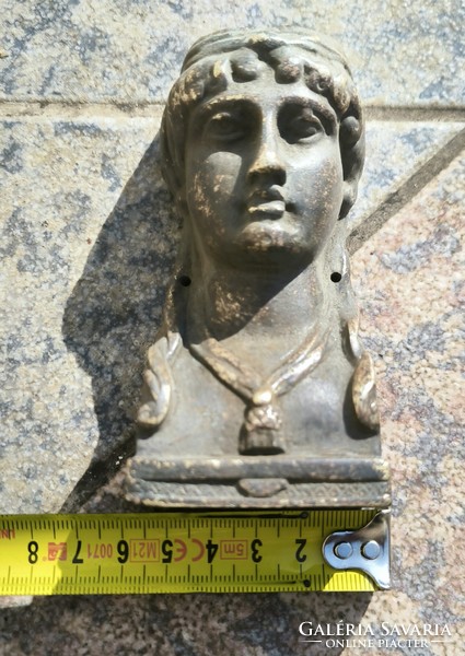 Réz figurális Empire Ampire bútor dísz 4 db .Szekreter, Vitrin komód smizetl
