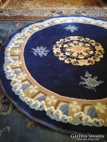 Kör alakú kínai szőnyeg 128 cm