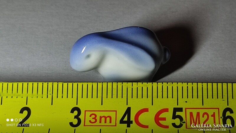 Aquincum aquazur mini miniatűr nyuszi porcelán Ősz Szabó Antónia terv nyúl